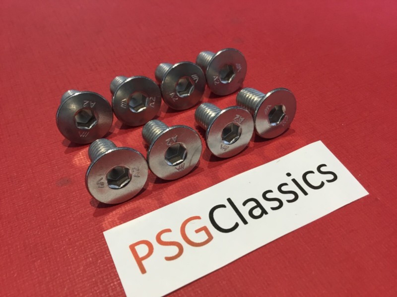 8x Mazda 6 03-08 MX5 98-14 232 78 onwards Stainless Brake Disc Rotor Bolt Screws gallery