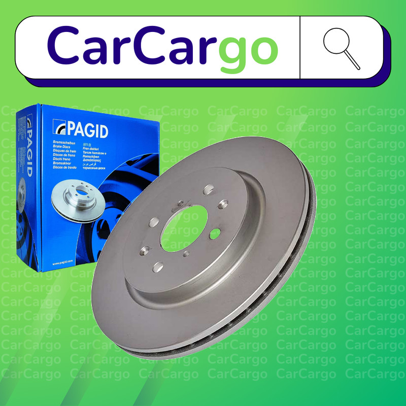 Pagid Vented Front Brake Discs Pair For Suzuki Swift 1.2 2010-2024 272 mm