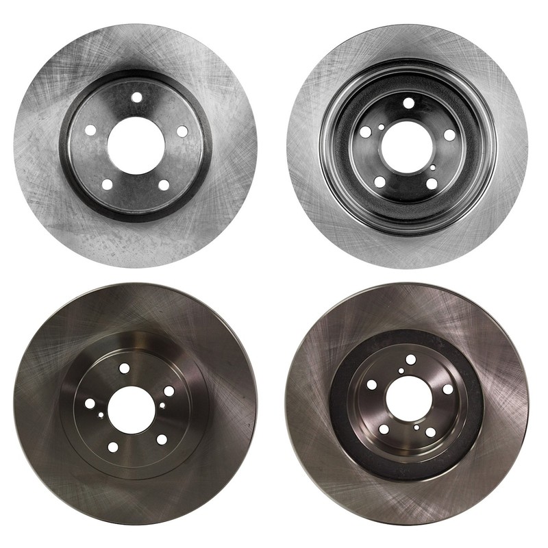Front & Rear Brake Disc Rotors for Subaru Forester Saab 9-2X Impreza 2002-2005