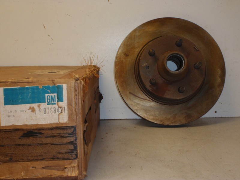1967-69 Bonneville Catalina GPrix Impala NOS Front Disc Brake Rotor GM 9788421