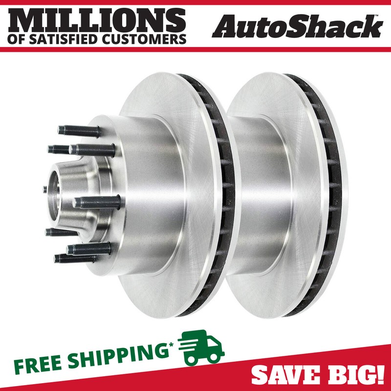 Front Brake Rotors Pair 2 for Ford E-350 Super Duty E-250 Econoline 2007 E-150