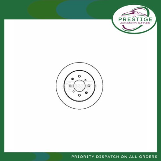 Borg & Beck brake disc pair - BBD4398