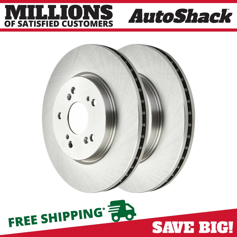 Front Brake Rotors Pair 2 for Acura RDX Honda Accord Crosstour 2007-2016 CR-V V6