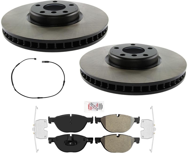 Front Carbon Brake Rotors Pads hardware For BMW 535i GT 10-17 REF 34116785669
