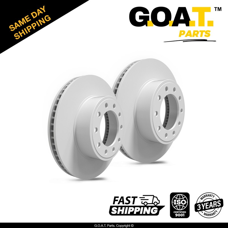 Front Brake Rotors Set for 2017-2022 Ford F-450 Super Duty F-550 Super Duty