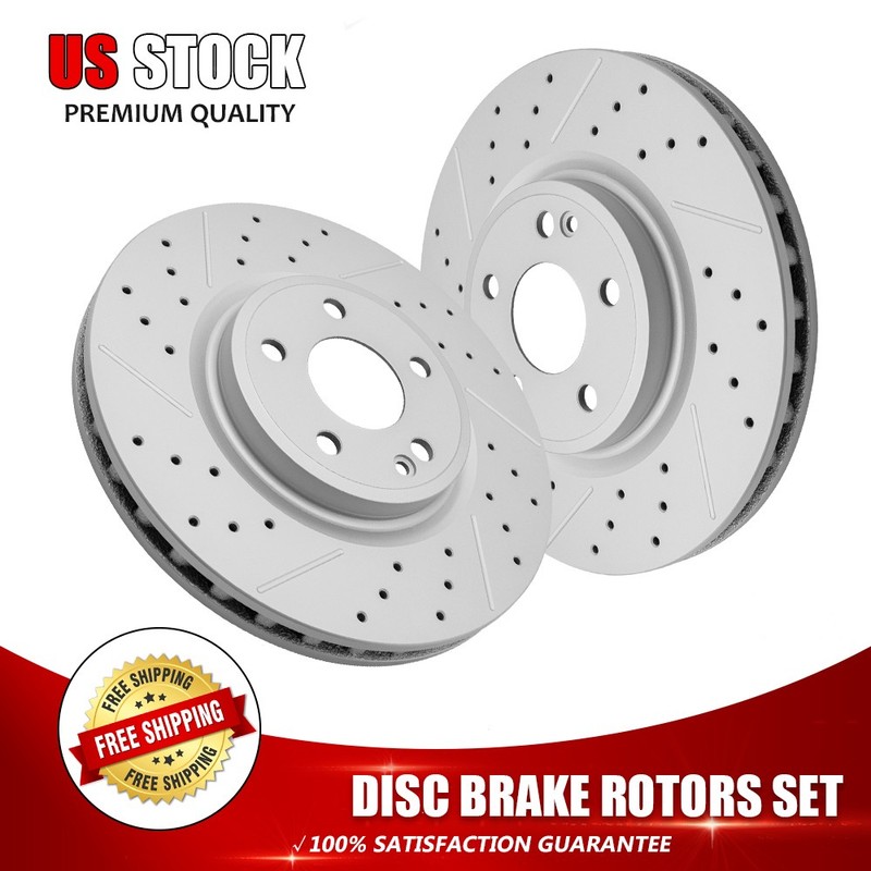 Front Brake Rotors For 2014-2020 MERCEDES-BENZ CLA250/GLA250 With Sport Package
