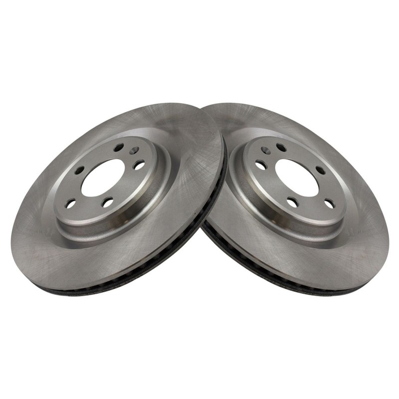 TRQ Front & Rear Brake Rotors Set Fits Audi Porsche gallery