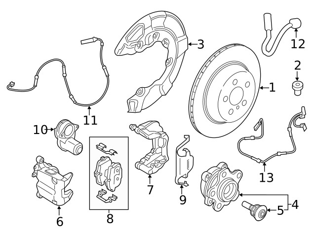 Genuine BMW Disc Brake Rotor Rear Right 34-20-6-896-674 gallery