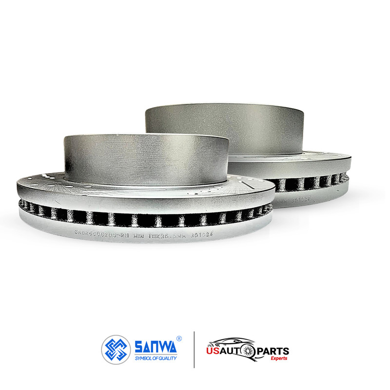 FRONT BRAKE ROTOR VENTED GEOMET D&S & CERAMIC PAD KIT FOR CHEVROLET 2001-2020 gallery