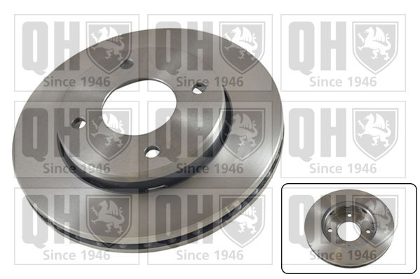 2x Brake Discs Pair Vented fits MITSUBISHI COLT Mk6 1.1 Front 04 to 12 256mm Set gallery