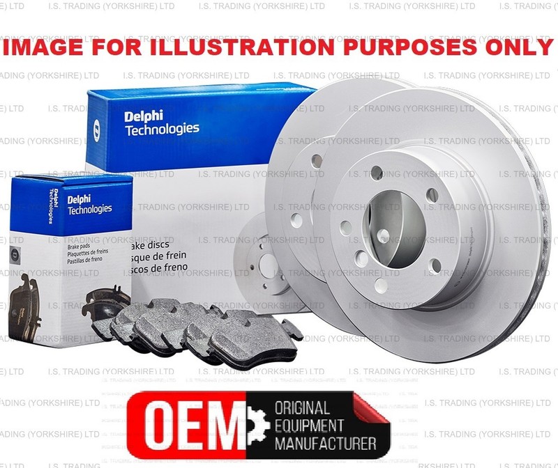 FOR FORD FOCUS KUGA 1.0 1.5 2.0 18-25 DELPHI 302mm REAR BRAKE DISCS BRAKE PADS