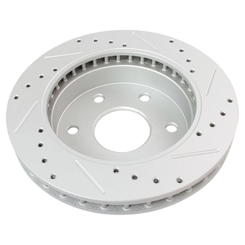 Performance Brake Rotor Posi Semi-Metallic Pad & Hub Bearing Front Kit gallery