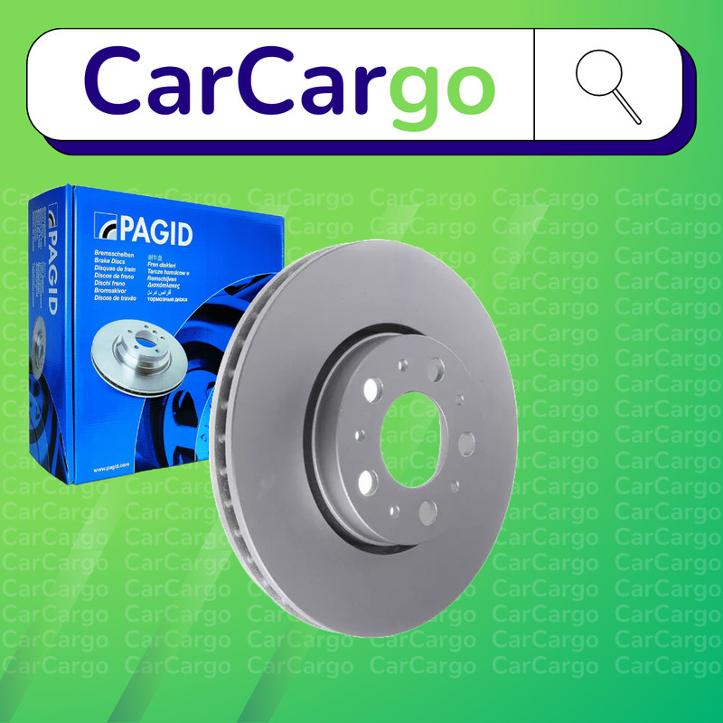 Pagid Vented Front Brake Discs Pair For Volvo S60 2.4 T 2000-2010 285.5 mm