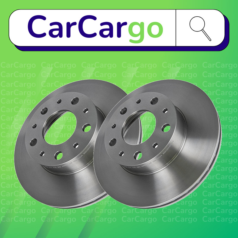 Premium Vented Front Brake Discs Fiat Ducato 2.0 Bipower 2002-2006 280 mm