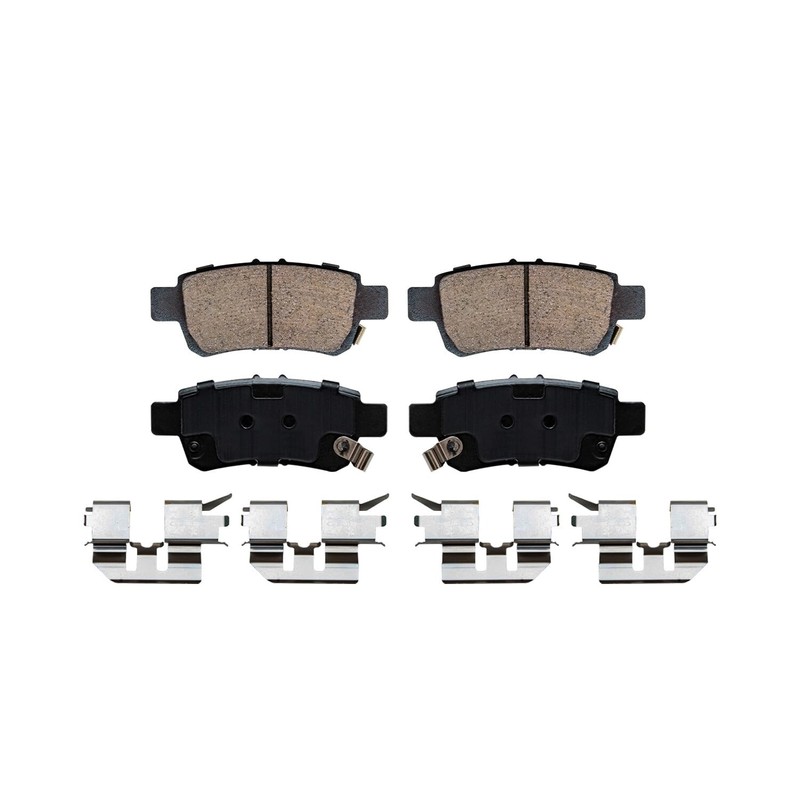 12.32'' 313mm Rear Drilled Rotors Ceramic Brake Pads for 2005-2010 Honda Odyssey gallery