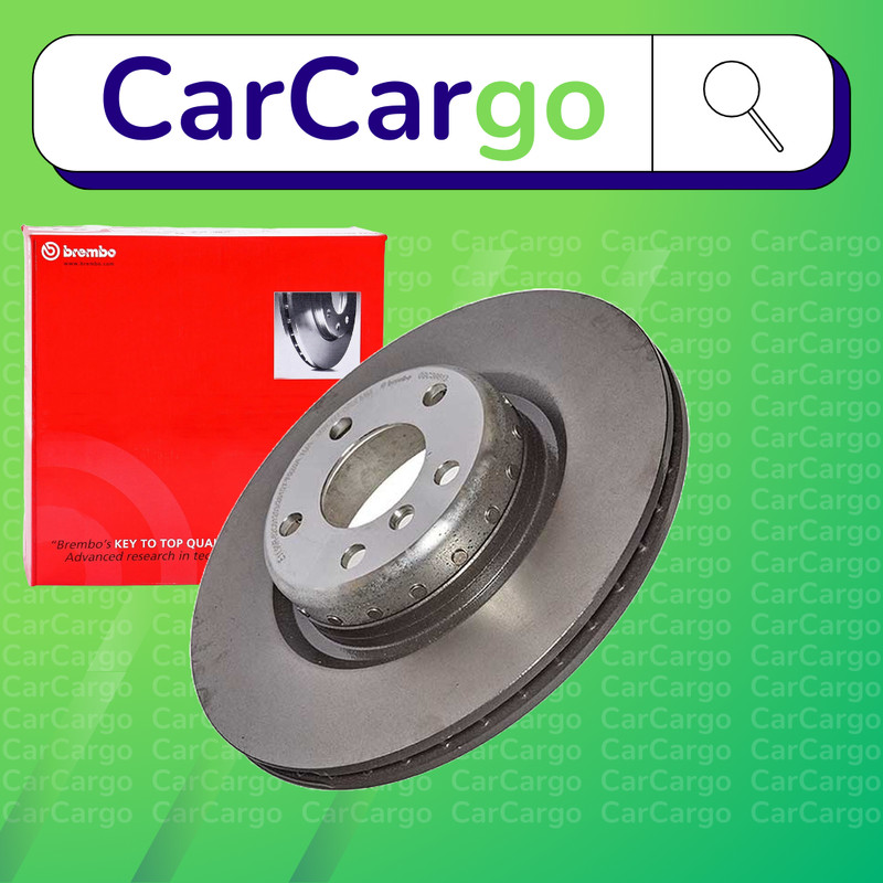Brembo Vented Rear Brake Discs Pair For BMW 4 Series 420d 2013-2020 345 mm