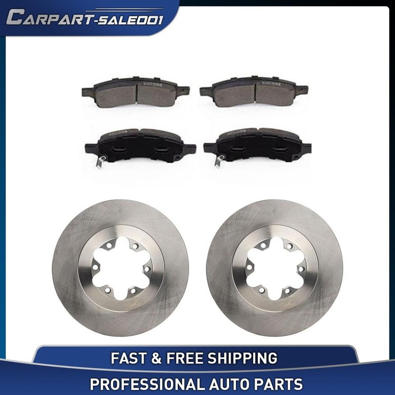 OE Front Disc Rotors Ceramic Brake Pads Kit for Chevrolet Colorado 2009-2012