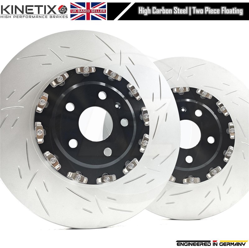 FOR CUPRA FORMENTOR FRONT TWO PIECE FLOATING BRAKE DISCS XTRA PADS 375mm gallery