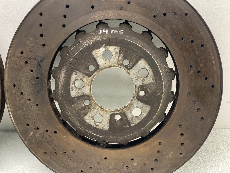 12-19 BMW F06 F10 F12 M5 M6 Rear Left & Right Ventilated Brake Rotor Set! OEM✅ gallery
