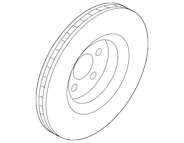 Genuine Ford Disc Brake Rotor K2GZ-1125-B gallery