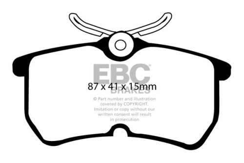 EBC Brake Pads & Discs Rear, Greenstuff & USR Series, Fits Fiesta ST 180 gallery