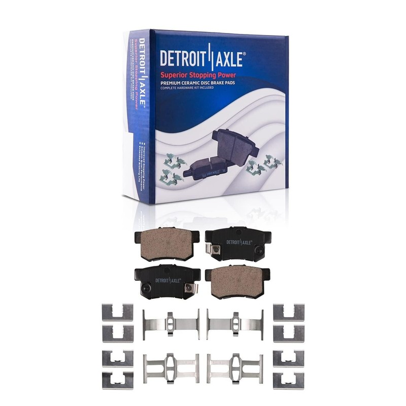 REAR Rotors Ceramic Brake Pads for 1998-99 Acura CL 1998-2002 Honda Accord 2.3L gallery