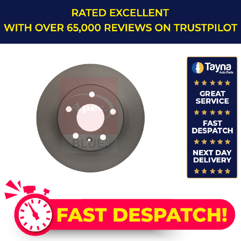 2x Brake Discs Pair Solid fits OPEL CORSA C 1.7D Rear 03 to 09 With ABS Z17DTH