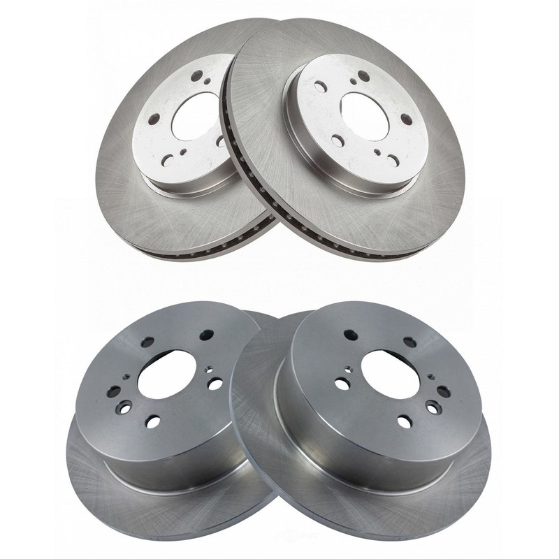 Disc Brake Rotor Set-4 Piece Brake Rotor Set TRQ fits 2004 Toyota Sienna