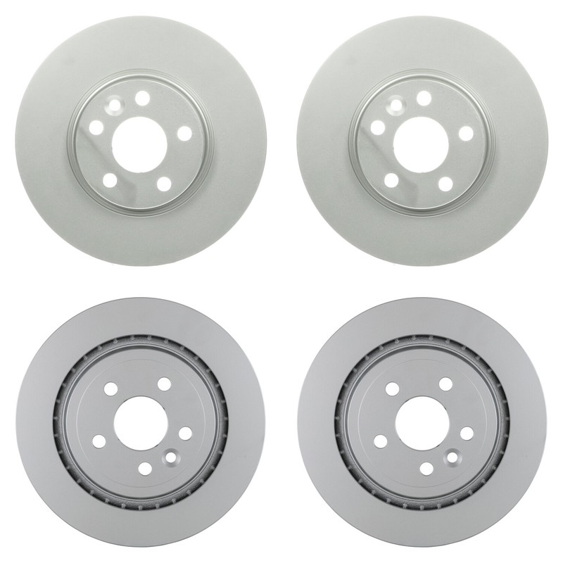 Bosch QuietCast Front & Rear Rotors Disc Brake Pad Kit For Volvo S60 S80 XC70