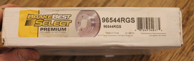 BrakeBest Select Rear Brake Rotor – 96544RGS