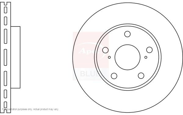 2X APEC Front Brake Discs for TOYOTA AURIS 2006-12 273mm Vented SDK6272 gallery