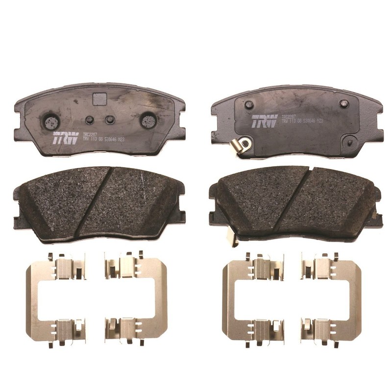 TRC2287 TRW 2-Wheel Set Brake Pad Sets Front for Kia Soul 2020-2022