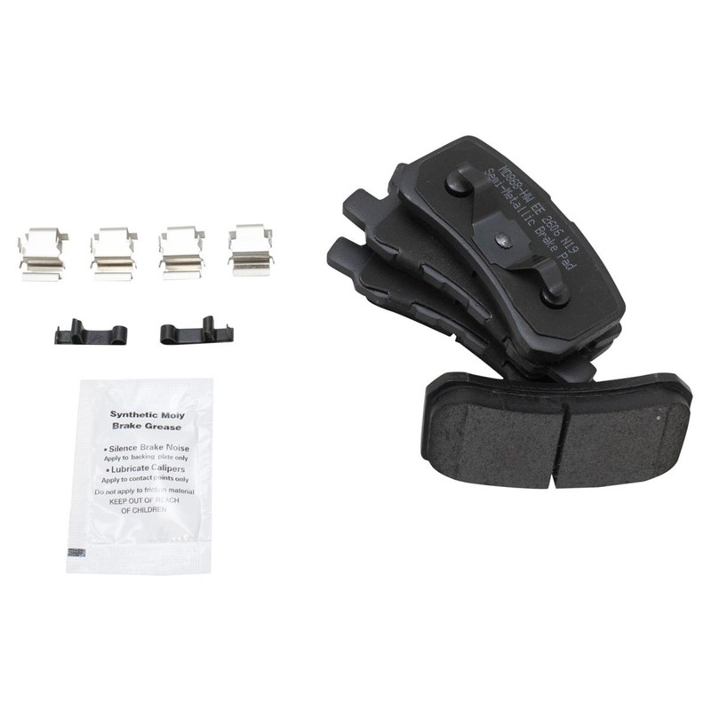 TRQ Performance Brake Rotor & Metallic Pad Front & Rear Kit w/Chemicals gallery