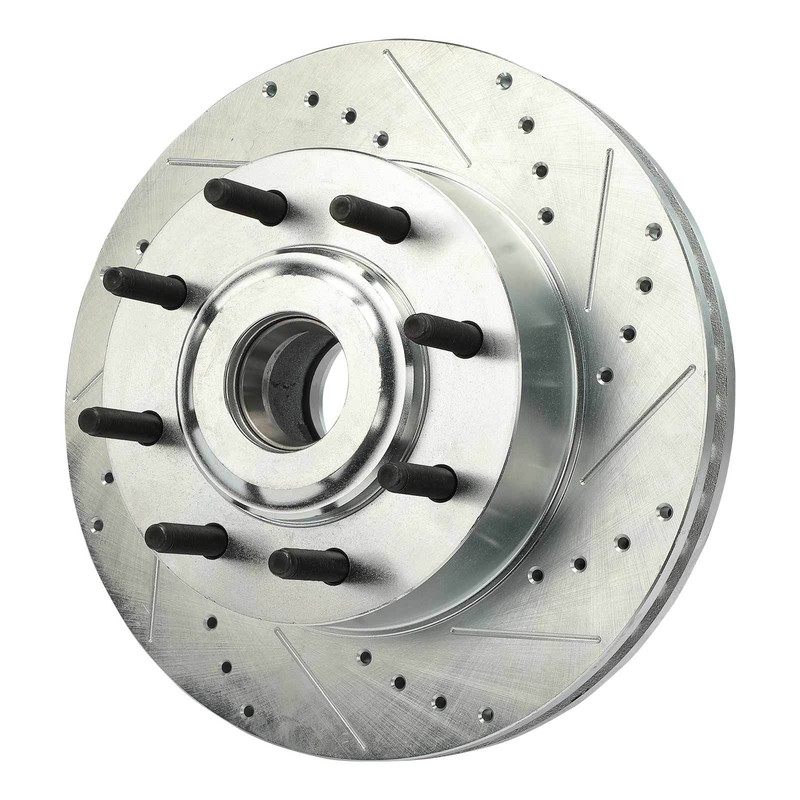 Front Drilled Brake Rotor & Ceramic Pad for Ford F-250 F-350 Super Duty 05-07 gallery