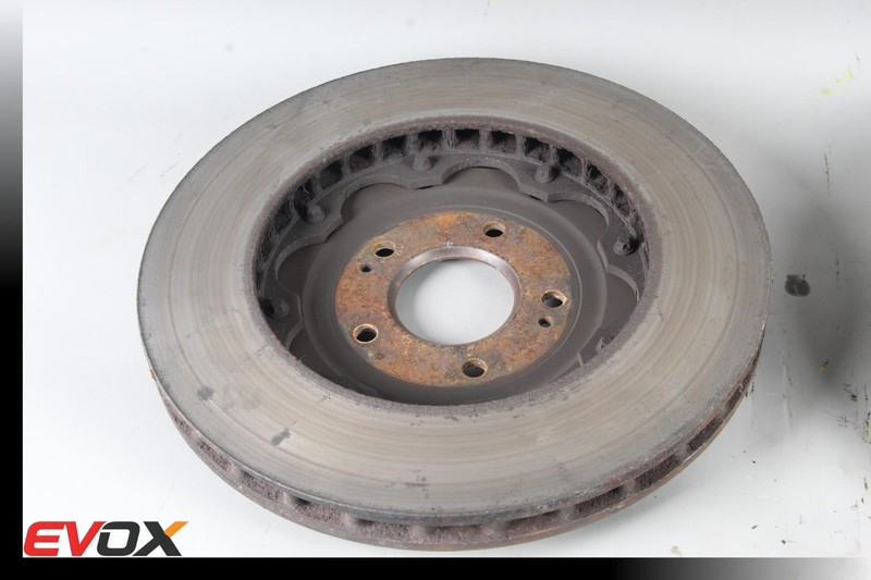 08-15 Mitsubishi Lancer Evolution X MR Front 2 piece Brake Rotors Lh Rh 62K gallery
