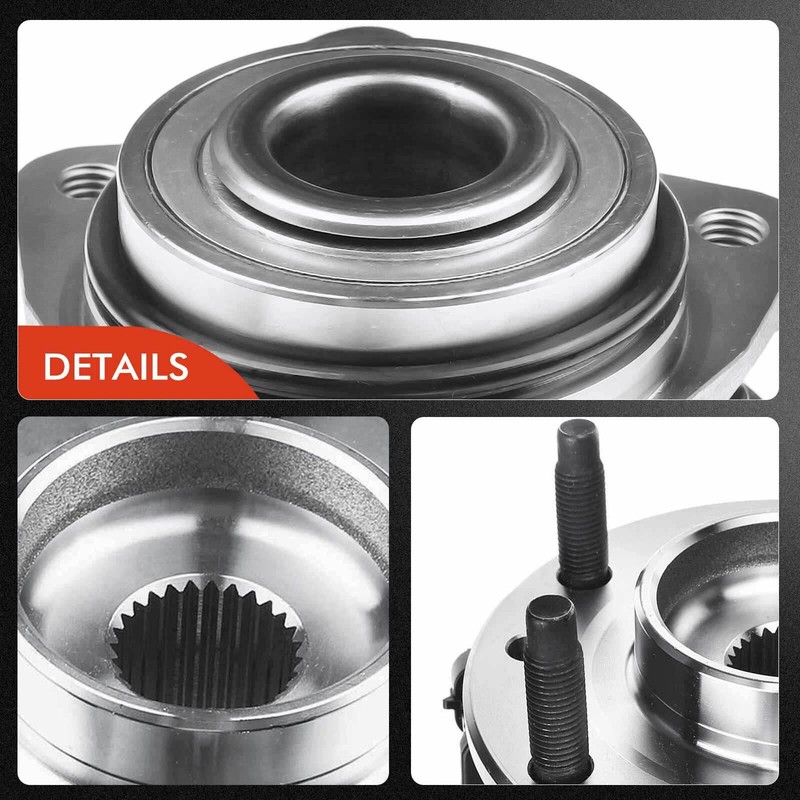 A-Premium Front Disc Brake Rotor & Pads+Hub Bearing for Chevrolet Blazer S10 GMC gallery