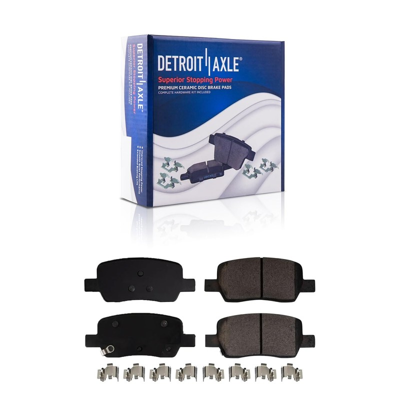 Front and Rear Drilled Disc Rotors Brake Pads for 2021 - 2023 Santa Fe Sorento gallery