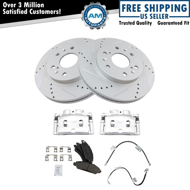 Performance Brake Pad & Rotor Kit Ceramic Fits Chevrolet GMC