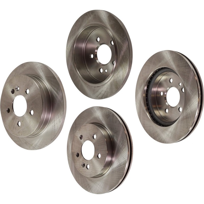 SureStop Brake Disc For Mercedes-Benz ML350 2003-2005 Front and Rear 4-Wheel Set