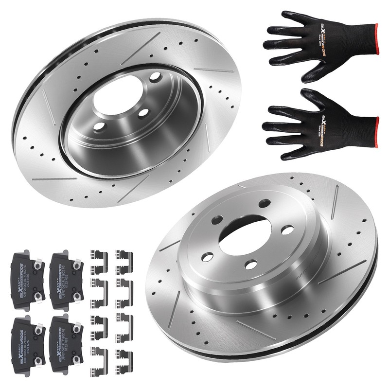 Rear Brake Rotors and Pads Kit for Chrysler 300 2005-23 Dodge Challenger 2009-23 gallery