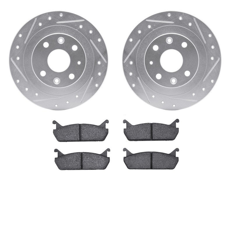 Dynamite Friction Disc Brake Kit for Escort, Tracer, Protege 7502-54000