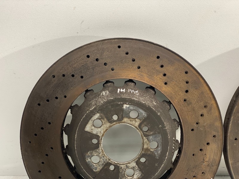 12-19 BMW F06 F10 F12 M5 M6 Rear Left & Right Ventilated Brake Rotor Set! OEM✅ gallery