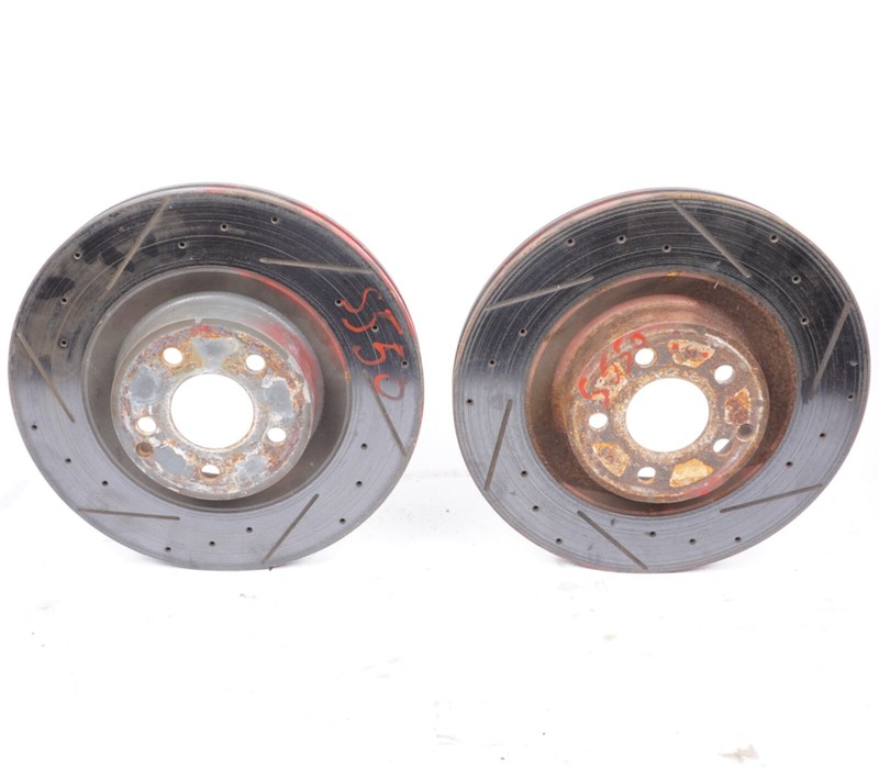 07-14 Mercedes W221 S550 CL600 Front Right & Left Brake Rotors Disk Set of 2 OEM