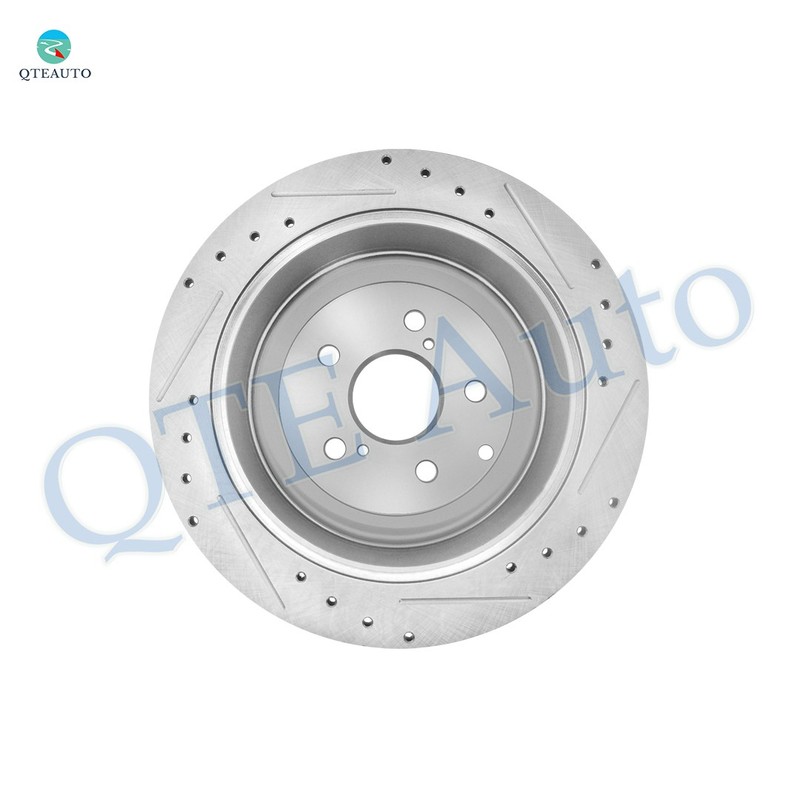 6P Rear 309mm Drilled Brake Rotors-Ceramic Brake Pad For 2011-2020 Toyota Sienna gallery
