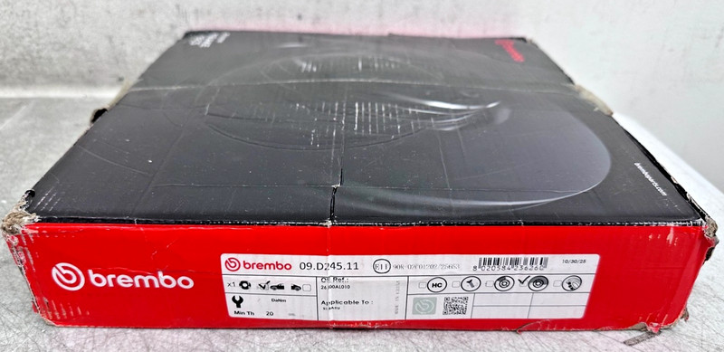 *RETURNED SALE* Brembo (09.D245.11) Front Rotor 315x30mm for Subaru WRX OE gallery