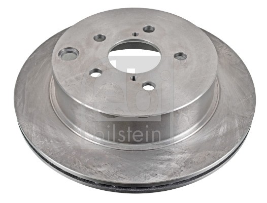2X Febi 108659 Rear Brake Discs Pair 278mm Vented Fits Subaru Forester