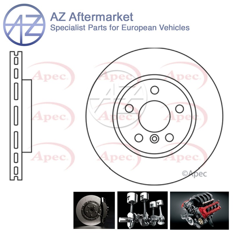 Fits Mini Cooper Clubman 1.5 D 1.6 2.0 One AZ Front Brake Disc 34116866297