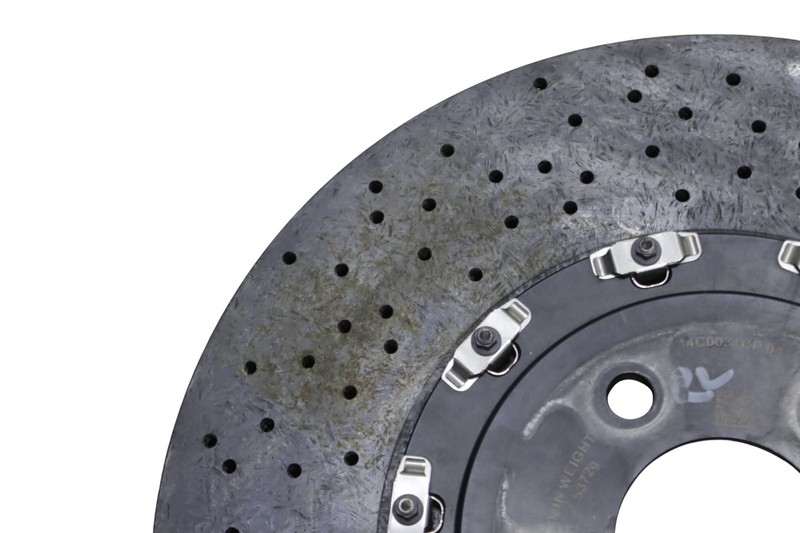 McLaren 600LT Rear Left Side Carbon Ceramic Brake Rotor 2019 2020 OEM gallery