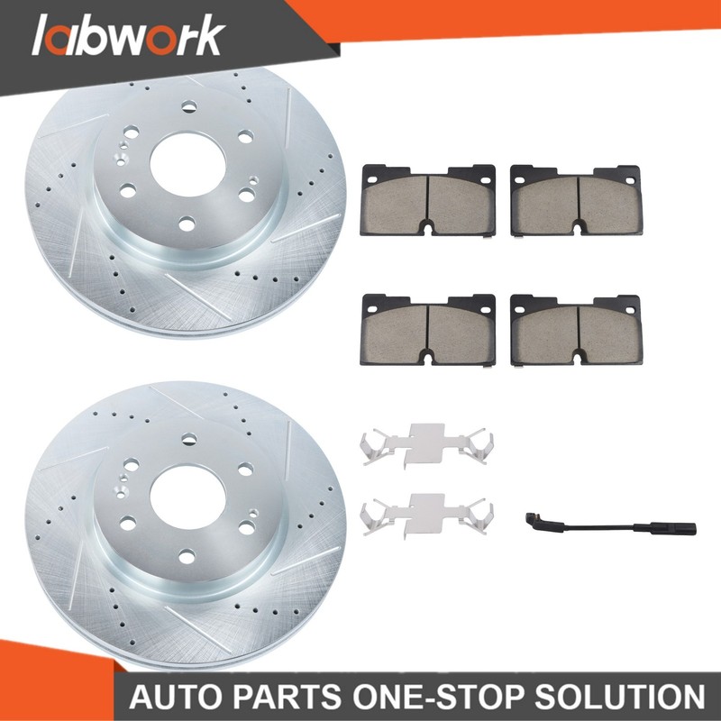 Labwork Brake Disc and Pad Kits 2-Wheel Set Front For Cadillac Escalade 21-23 gallery
