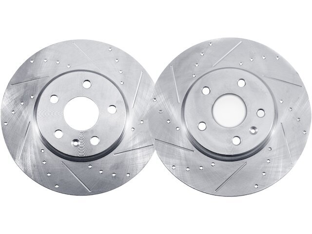 Detroit Axle 64JQ82F Front Brake Rotor Set Fits 2000 Subaru Outback Brakes